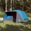 Miniatyrbilde 3 av 11: vidaXL Campingtelt med veranda 4 personer blå vanntett