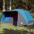 Miniatyrbilde 1 av 11: vidaXL Campingtelt med veranda 4 personer blå vanntett