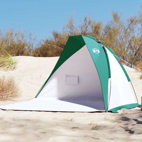 vidaXL Rantateltta merenvihreä 268x223x125 cm 185T polyesteri