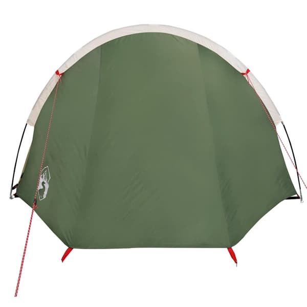 vidaXL 4-personers campingtelt vandtæt grøn