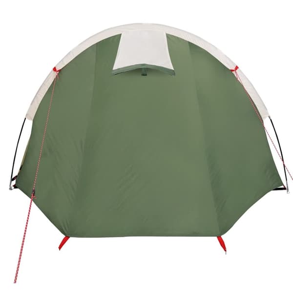 vidaXL 4-personers campingtelt vandtæt grøn