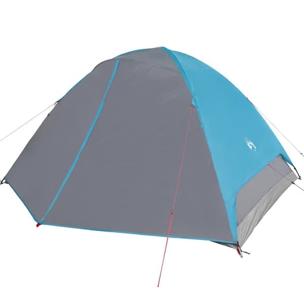 vidaXL Kuppeltelt for camping 6 personer blå vanntett