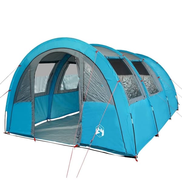 vidaXL 4-personers campingtelt vandtæt blå