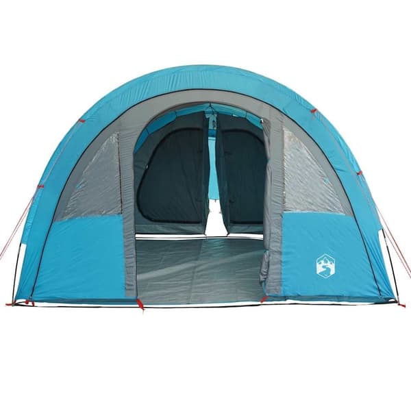 vidaXL 4-personers campingtelt vandtæt blå