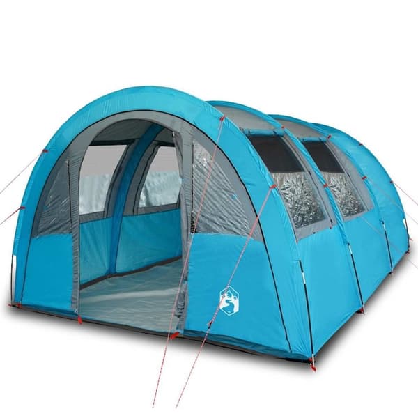 vidaXL 4-personers campingtelt vandtæt blå
