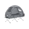 Pikkukuva 1 / 11: SoBuy 7-in-1 Teltta 1 Hengelle – Retkiteltta | 193x86x160cm Harmaa OGS32-HG