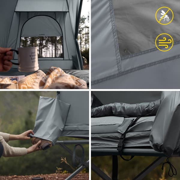 SoBuy Udendørs To-personers telt Campingtelt OGS32-L-HG