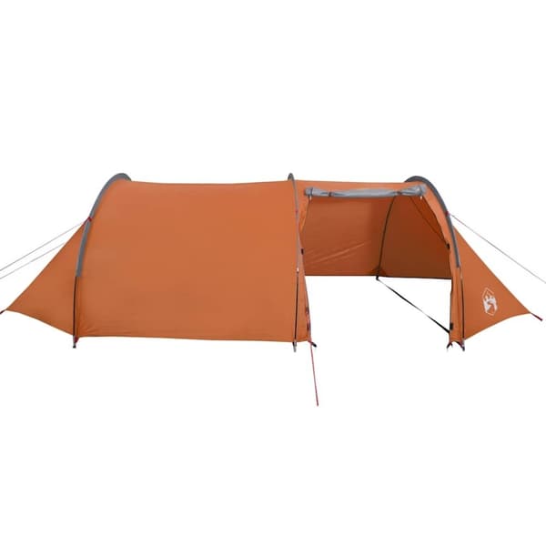 vidaXL 4-personers campingtelt vandtæt orange