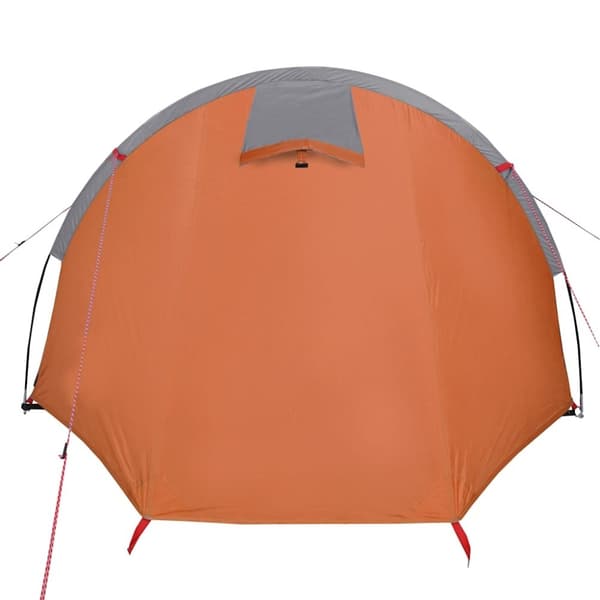 vidaXL Tunneltelt for camping 4 personer oransje vanntett