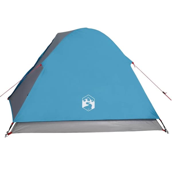 vidaXL Kuppeltelt for camping 3 personer blå vanntett
