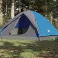 Miniatyrbilde 1 av 11: vidaXL Kuppeltelt for camping 3 personer blå vanntett