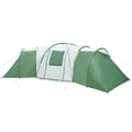 Miniatyrbilde 5 av 11: vidaXL Kuppeltelt for camping 12 personer grønn vanntett