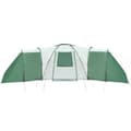 Miniatyrbilde 6 av 11: vidaXL Kuppeltelt for camping 12 personer grønn vanntett