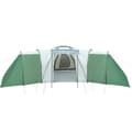 Miniatyrbilde 7 av 11: vidaXL Kuppeltelt for camping 12 personer grønn vanntett