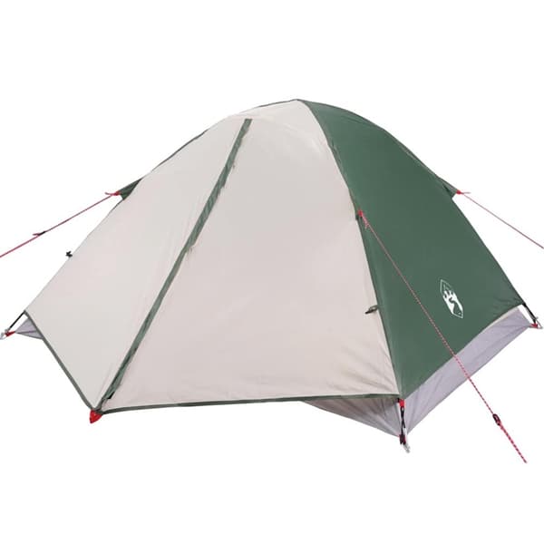 vidaXL 3-personers campingtelt vandtæt kuppel grøn
