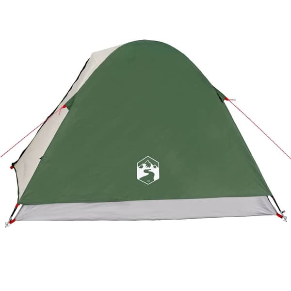 vidaXL Kuppeltelt for camping 3 personer grønn vanntett