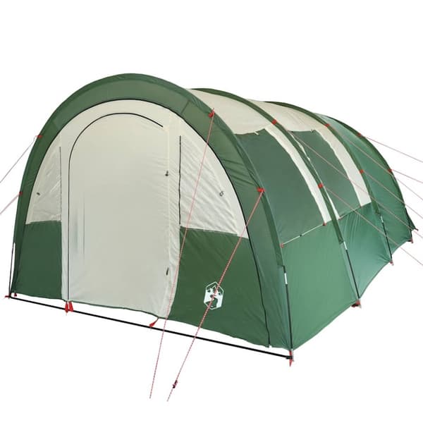 vidaXL 4-personers campingtelt vandtæt grøn