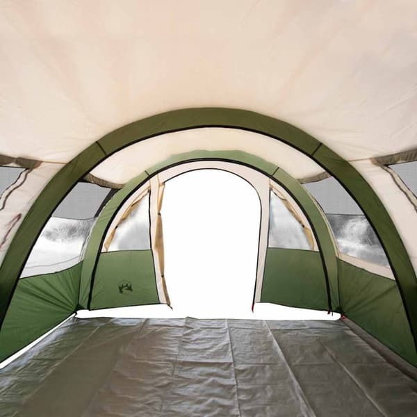 vidaXL 4-personers campingtelt vandtæt grøn