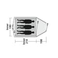 Miniatyrbild 10 av 10: Outwell Cloud 3 kupoltält för 3 personer
