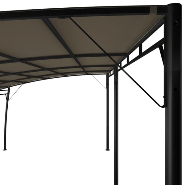 Paviljong 6x3x2,55 m taupe