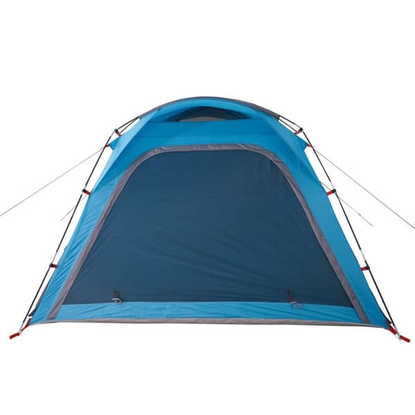 4-personers campingtelt vandtæt quick-release blå