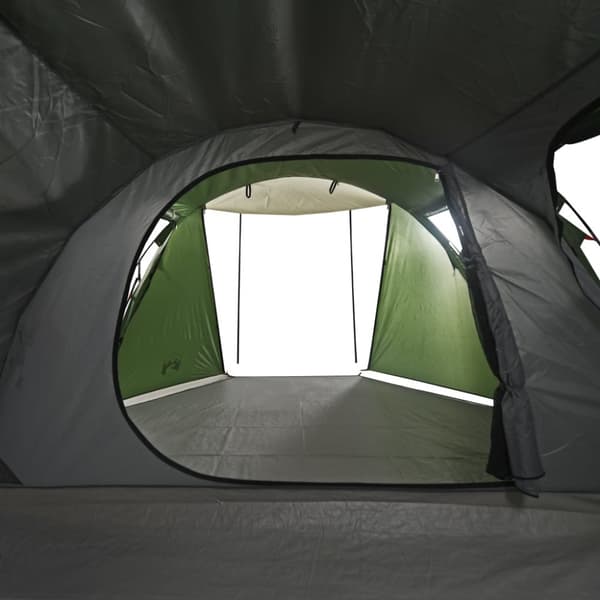 Campingtält tunnel 4 personer grön vattentätt