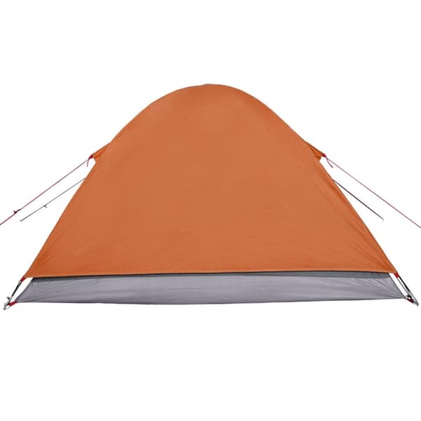 3-personers campingtelt vandtæt kuppel orange