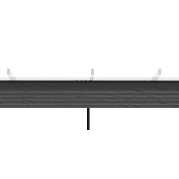 Rootz-erstatningspresenning - Lysthus - Med vandafløbshuller - Udtrækkeligt Pergola-skærmbetræk - Mørkegrå - 2,50 x 2,55 m