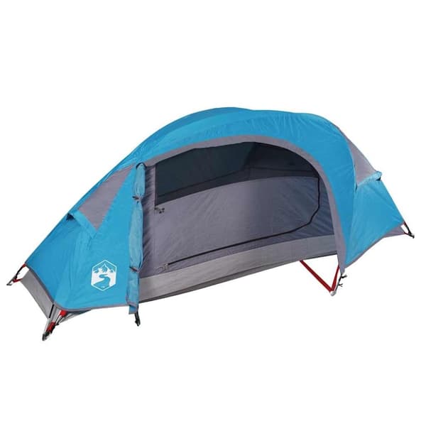 vidaXL Kuppeltelt for camping 1 person blå vanntett