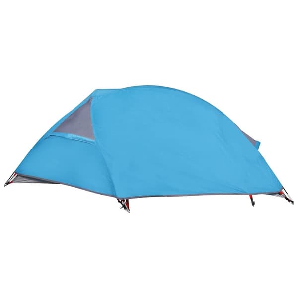 vidaXL Kuppeltelt for camping 1 person blå vanntett