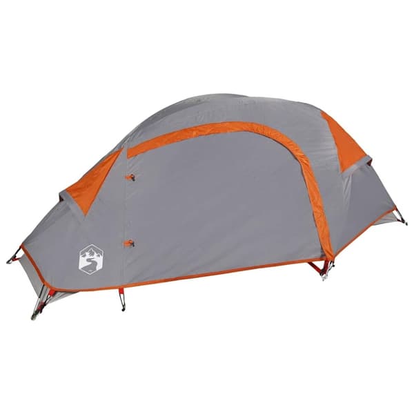 vidaXL Campingtelt 1 person oransje vanntett