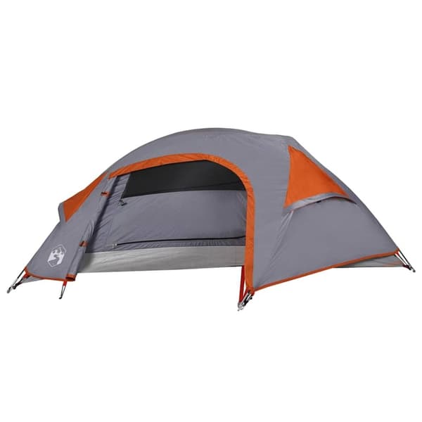 vidaXL Campingtelt 1 person oransje vanntett