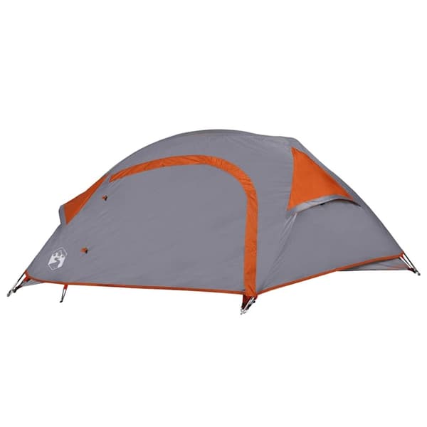 vidaXL Campingtelt 1 person oransje vanntett