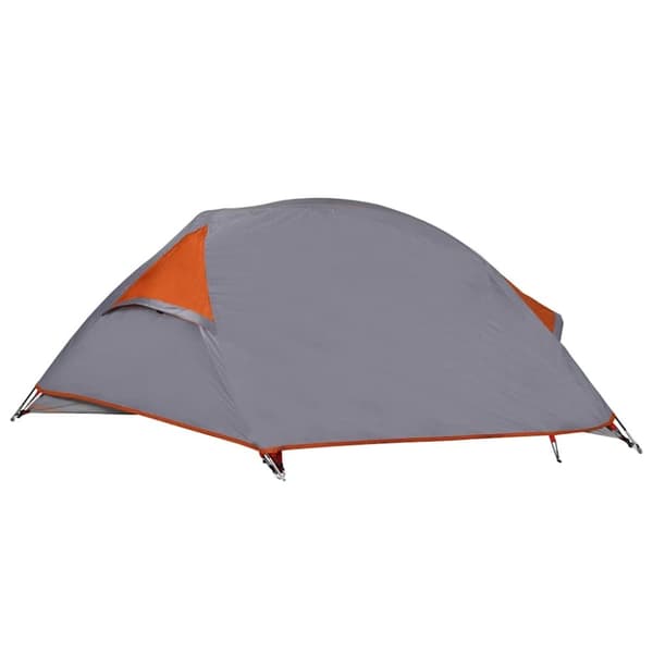 vidaXL Campingtelt 1 person oransje vanntett