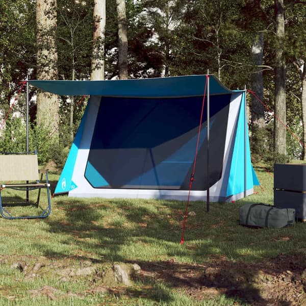 vidaXL Campingtelt 2 personer blå vanntett