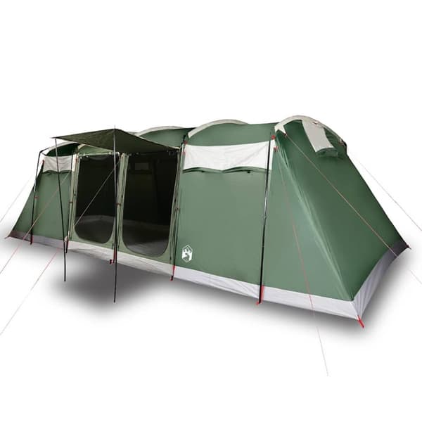 vidaXL 8-personers campingtelt vandtæt grøn