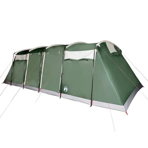 vidaXL 8-personers campingtelt vandtæt grøn