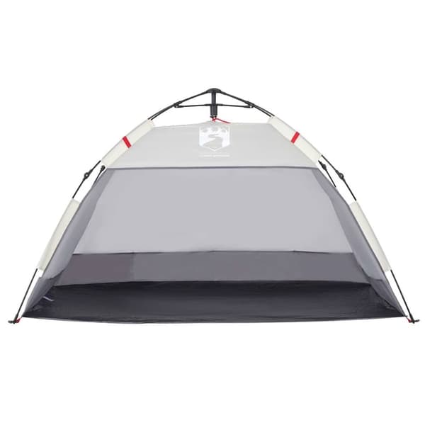 vidaXL 2-personers campingtelt vandtæt quick-release grå