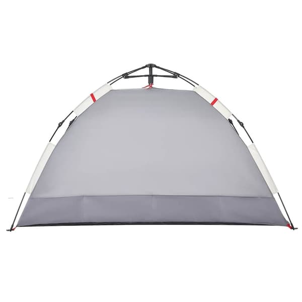 vidaXL 2-personers campingtelt vandtæt quick-release grå