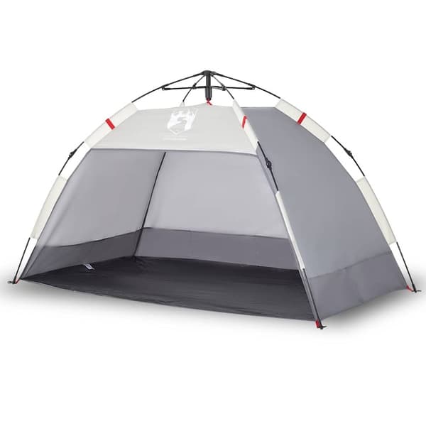 vidaXL 2-personers campingtelt vandtæt quick-release grå