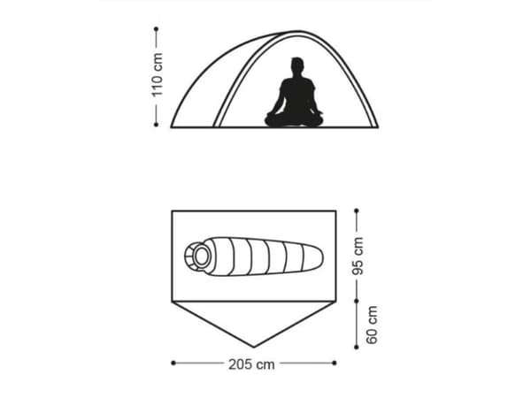 Naturehike cycling tent Ultralight 1 NH18A095-D-orange