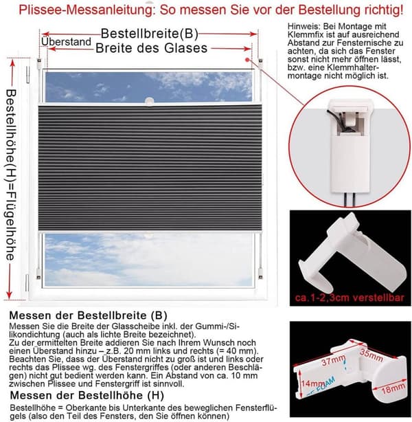 Rootz dubbla plisserade persienner av honeycomb - Sekretessrullgardiner - Lätt filtrerande skärmar - Energieffektiv - Barnsäker - Enkel installation -