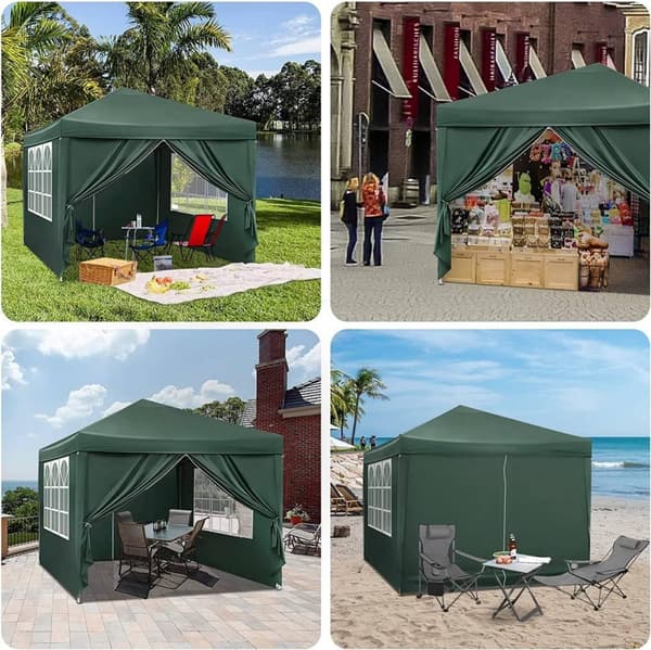 Rootz Ultimate Outdoor Gazebo - Event Pavillion - Vejrbestandig baldakin - Robust og rustsikker, UV- og regnbeskyttelse, nem opsætning - 3x3m