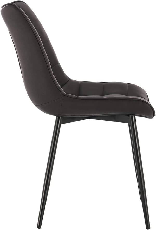 Rootz-ruokailutuolisarja - Keittiötuoli - Ergonomiset tuolit - Mukava keinonahka - Kestävä metallirunko - Tukee jopa 120 kg - 46 cm x 40,5 cm x 85,5 c