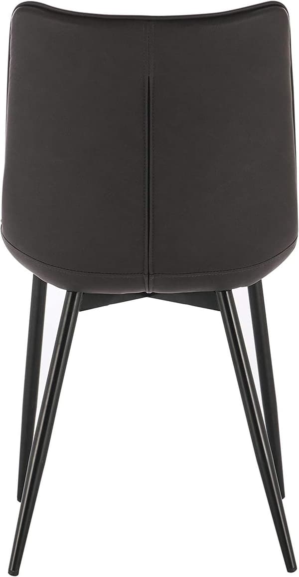 Rootz-ruokailutuolisarja - Keittiötuoli - Ergonomiset tuolit - Mukava keinonahka - Kestävä metallirunko - Tukee jopa 120 kg - 46 cm x 40,5 cm x 85,5 c
