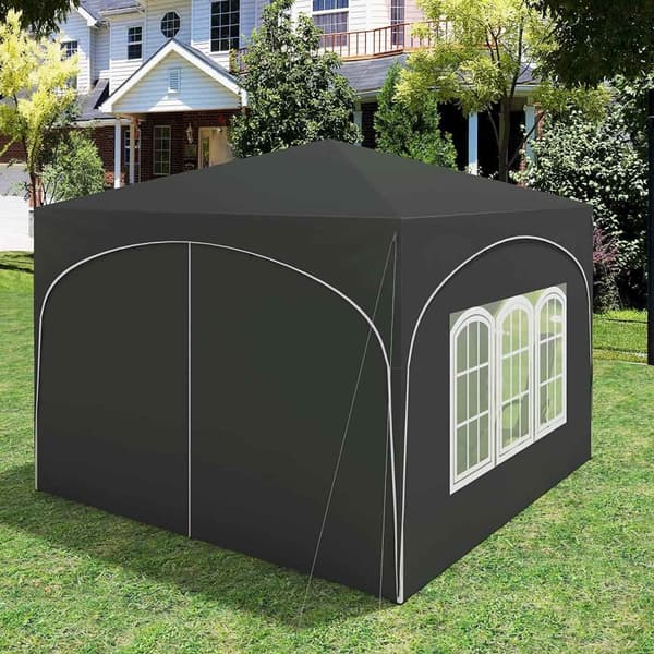 Rootz Ultimate Outdoor Gazebo - Sääsuoja - Tapahtumapaviljonki - Vahva metallirunko - UV- ja sadesuoja - Helppo asennus - 3x3m