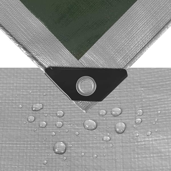 Rootz vedenpitävä suojapeite - Ulkopäällinen - Säänkestävä peite - Kestävä, UV-kestävä, helppokäyttöinen - 280 gsm Polyeteeni - 4m x 5m