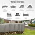 Miniatyrbillede 6 af 8: Rootz Vandtæt presenning - Kraftig polypresenning - UV-bestandigt dæksel - Rivefast, forstærkede kanter, Multi-Use - 5m x 6m