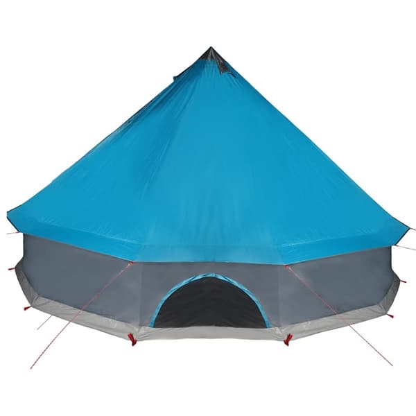 vidaXL Familietelt tipi for 8 personer blå vanntett