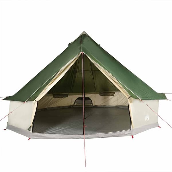 vidaXL 6-personers campingtelt vandtæt grøn
